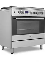 Комбинированная плита (4 газ  2 электро) ARTEL Milagro F-90Е  106 л  электроподжиг  гриль  г/к дух  цифровой таймер (Inox)