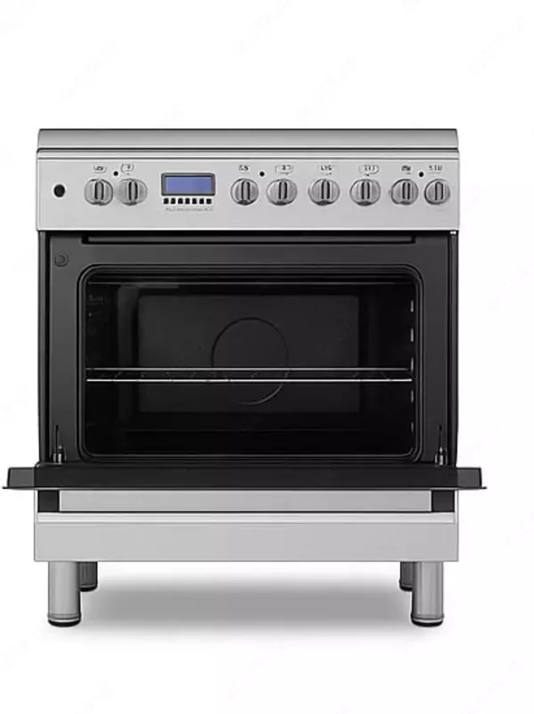 Комбинированная плита (4 газ, 2 электро) "ARTEL" Milagro F-90Е, 106 л, электроподжиг, гриль, г/к дух, цифровой таймер (Inox)
