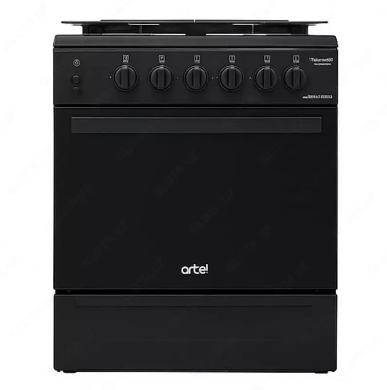 Комбинированная плита (3 газ  1 электро) ARTEL Simfoniya 02-К  Step/Multi  65 л  электроподжиг  гриль  г/к  (Черная/матовая)