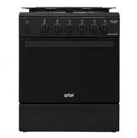 Комбинированная плита (3 газ  1 электро) ARTEL Simfoniya 02-К  Step/Multi  65 л  электроподжиг  гриль  г/к  (Черная/матовая)