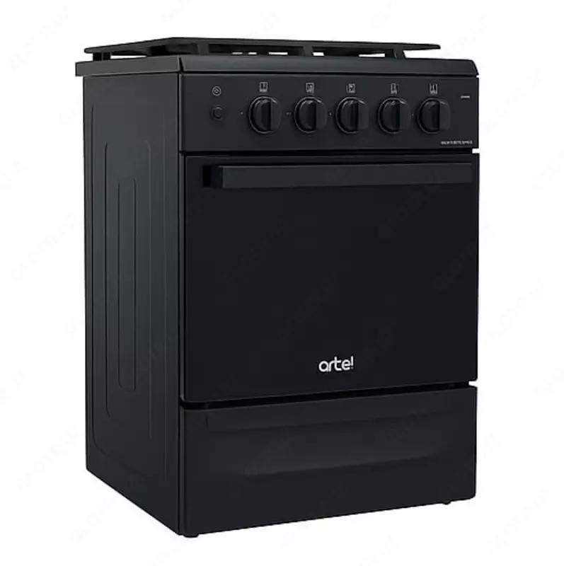   Комбинированная плита (3 газ  1 электро) ARTEL Simfoniya 02-К  Step/Multi  65 л  электроподжиг  гриль  г/к  (Черная/матовая)