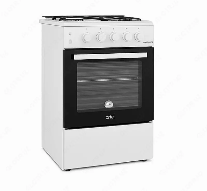 Gaz plitasi ARTEL GRAND APETITO 02-G  WOK  65 l  issiq idish  panjara  elektr otash (Oq)