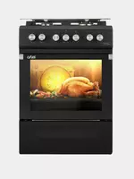 Комбинированная плита (3 газ 1 электро) ARTEL Grand Milagro 02-K  WOK  65 л  г/к  электроподжиг  гриль (Серая)