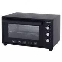 Mini pech VESTA 3622  36 l  1400 Vt  t 300C (qora/kulrang)