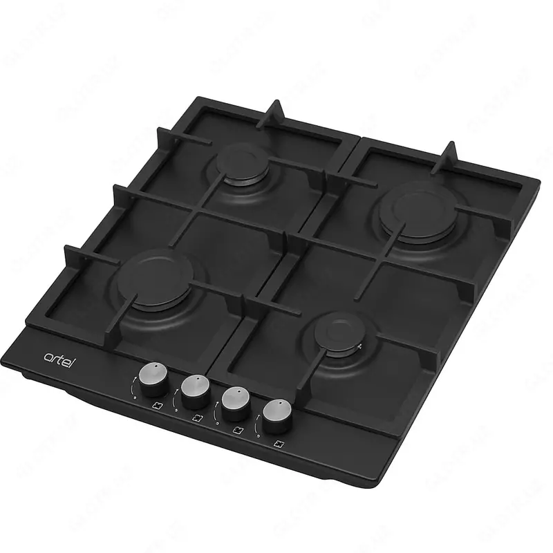  Встраиваемая варочная панель (газовая) Artel Classico V64-0430  4 конф.  электроподжиг (Черная) - 