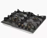  Встраиваемая варочная панель (газовая) Artel Retro  A64-1330  WOK  4 конф.  электроподжиг  г/к (Черная/медь) - 