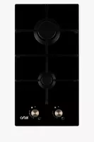 Ornatilgan plita (gazli) Artel Premio A32-0720  2 konf.  elektr ateşleme (Qora)