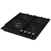  Встраиваемая варочная панель (газовая) Artel Premio A64-1730  WOK  4 конф.  электроподжиг  г/к (Черная) - 