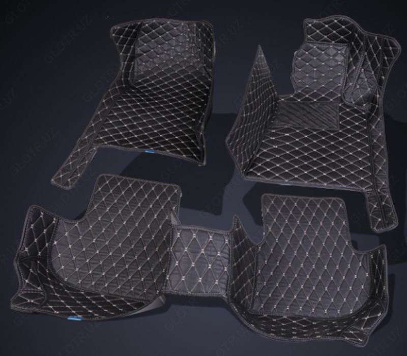  3D полики из экокожи для Hyundai SantaFe - 