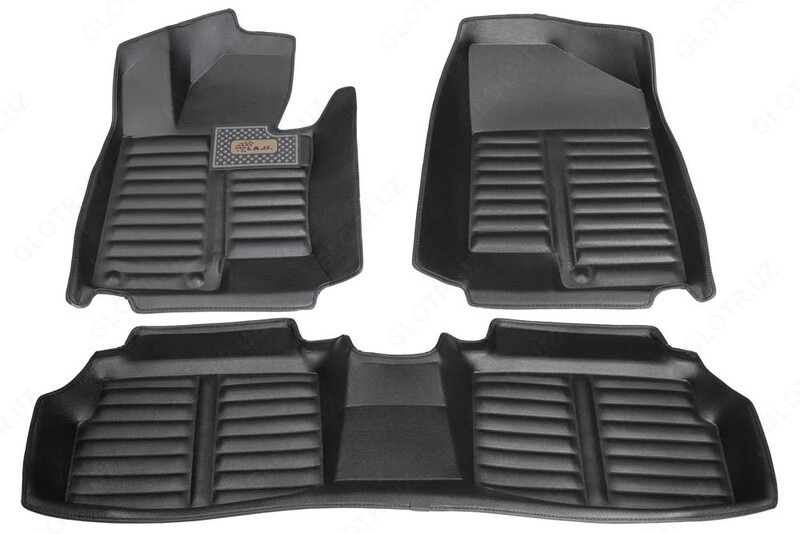 3D полики из экокожи для Hyundai Sonata