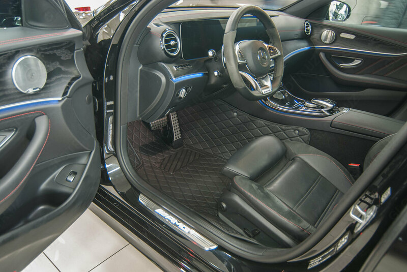 3D Полики из экокожи для Mercedes benz C series