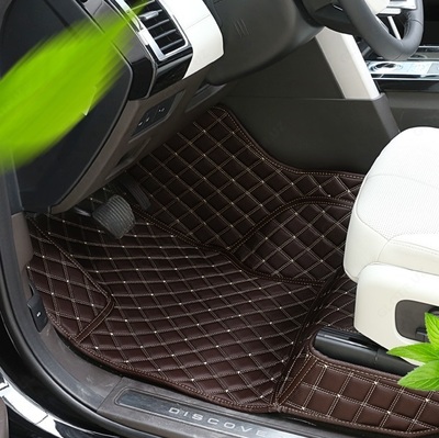 3D Полики из экокожи для Skoda Kodiaq (7местный)