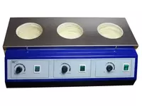 Колбонагреватель трехместный 500 мл UT-4100-3 - от 9 100 000 сум