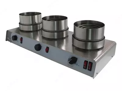 Колбонагреватель LOIP LH-253: трехместный, Т до +600 °С, объем колб 250 - 1000 мл