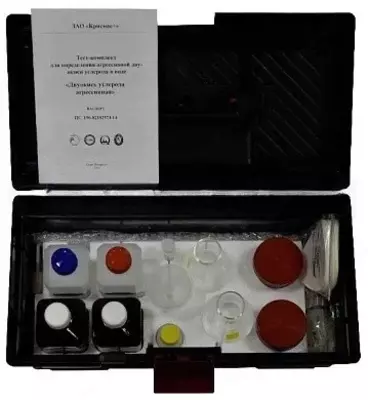 Тест-комплект «Двуокись углерода свободная»/«Двуокись углерода в воде»/«Двуокись углерода агрессивная»