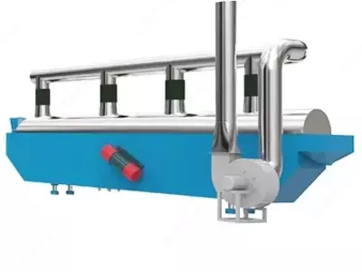 Вибрационная сушилка с псевдоожиженным слоем/Вибрационная сушилка с псевдоожиженным слоем для пищевой промышленности