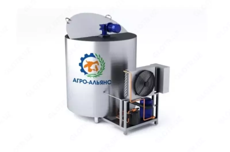 Sut sovutish tanki ochiq vertikal 500-2000 l