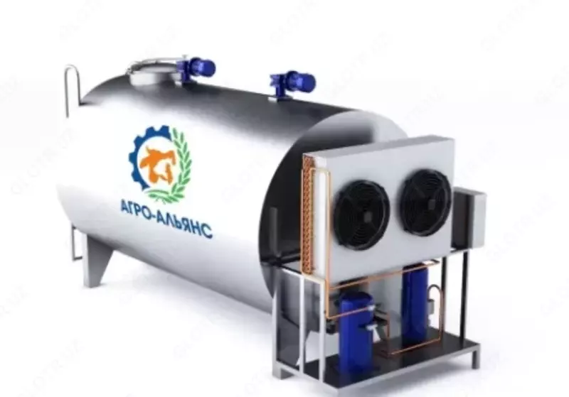 Охладитель молока закрытый горизонтальный 2000-30000 л