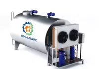 Sut sovutish tanki ochiq gorizontal 2000-30000 l