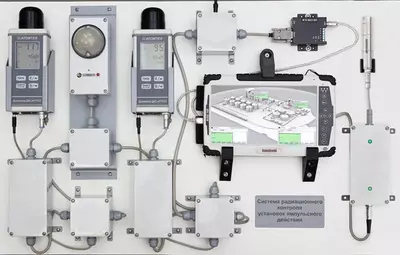 Система радиационного контроля импульсного излучения