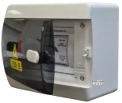 Щит управления вентилятором 1ф. 220 В, в пластиковом корпусе с плавной регулировкой(0,5-1кВт)