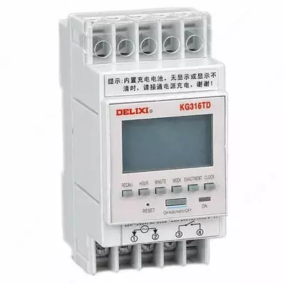 Переключатель контроля времени (Таймер) "Delixi" KG316TD, AC220V