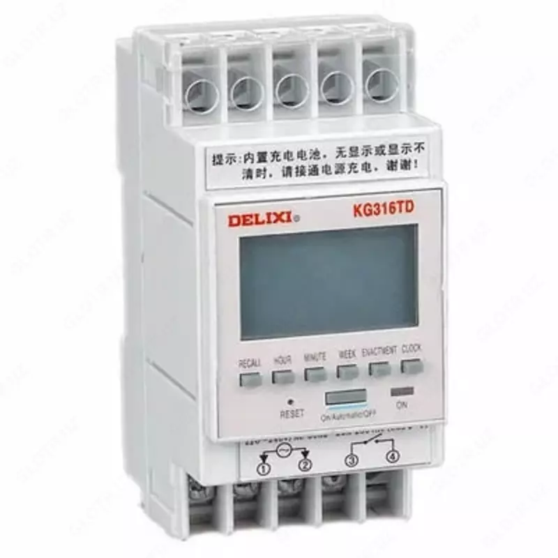 Переключатель контроля времени (Таймер) "Delixi" KG316TD, AC220V