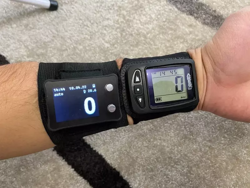 Измерительный высотомер (цифровой) для парашютистов "Never Ground One"