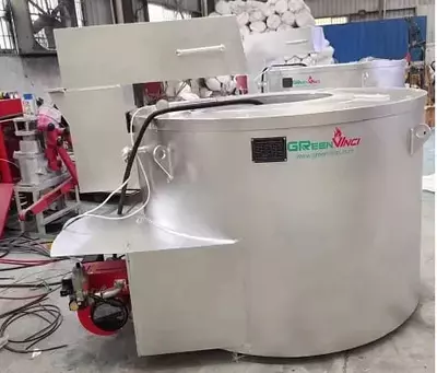Газовая печь "Greenvinci" для плавки алюминиевого лома
