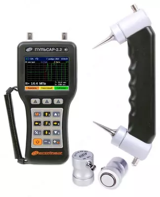 Signal vizualizatsiyasi bilan nuqson detektori "PULSAR" 2.2" 1-versiya, quvvatni tekshirish uchun ultratovush qurilmasi (sirtni ohanglash)