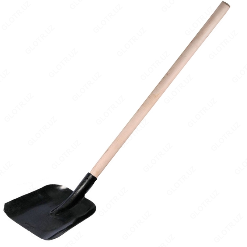 Лопата совковая с черенком