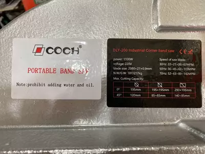 Ленточная пила по металу COCH - 25 830 000 сум от 1 шт.