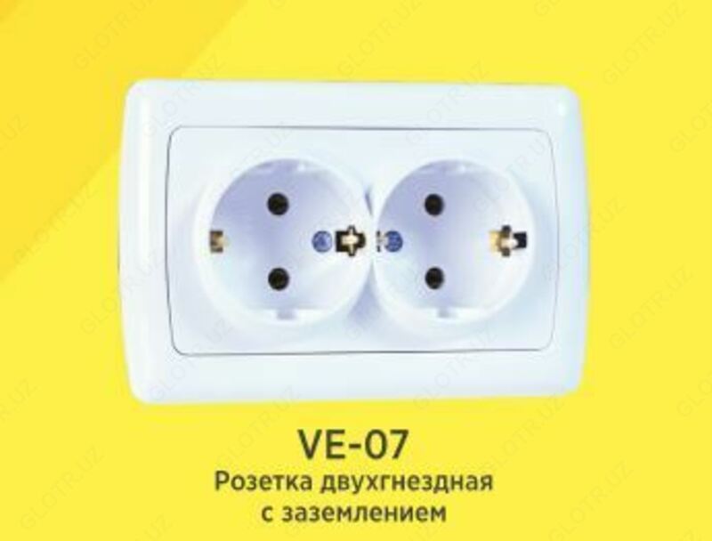 VERA VE-7 rozetkasi yerga ulangan - 11 550 so'm
