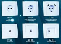  Розетка DUSEL DU-25 заземленная - 