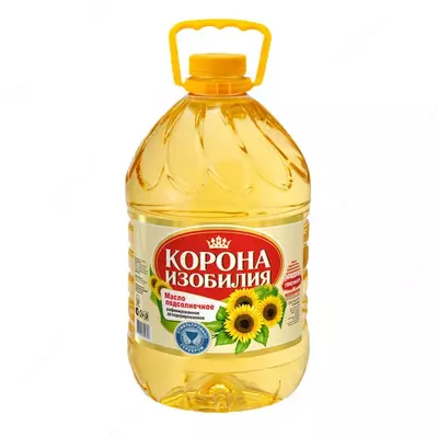 Подсолнечное Масло "Корона Изобилия" 1л 5л