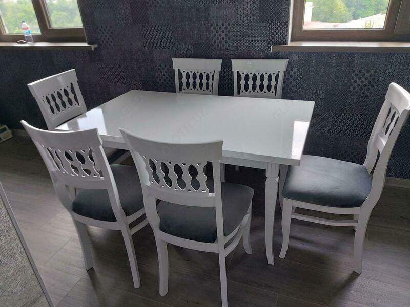 Кухонный комплект стол со стульями 4 - 2 800 000 сум