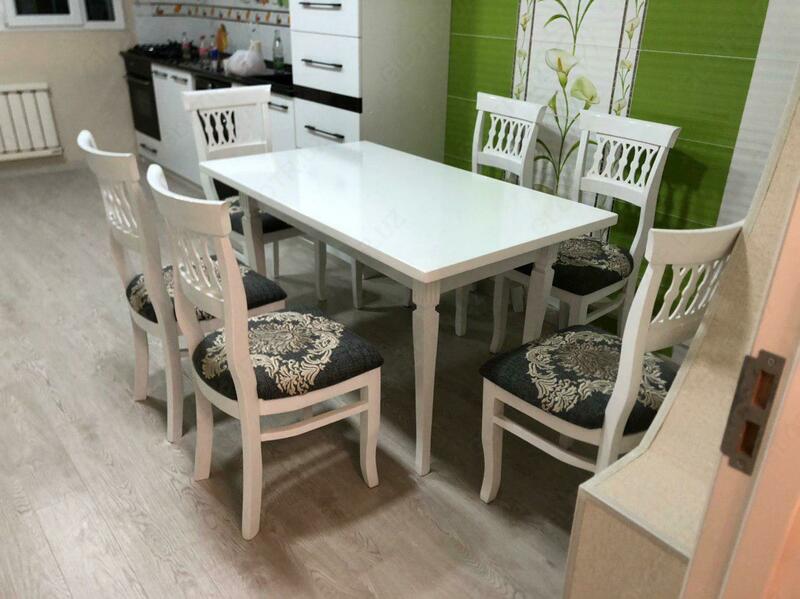 Кухонный комплект стол со стульями 14