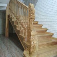 Деревянная лестница из ореха №3 - 23 926 460 сум