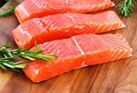 Соленое филе семги