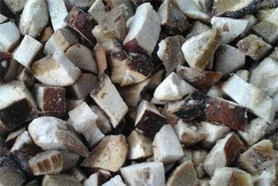 Белый гриб кусками - 340 000 сум / кг.