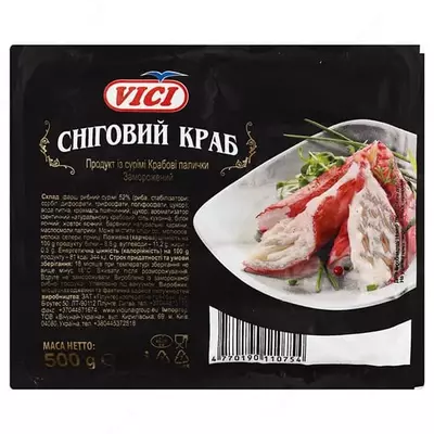 Крабовые палочки "Снежный краб" Vici (500 гр)