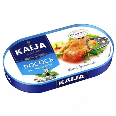 Лосось филе натуральное "Kaija" (170 гр)