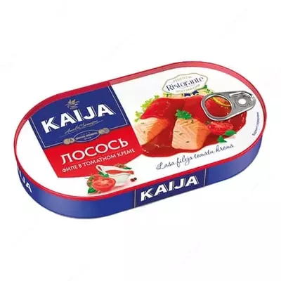 Лосось филе в томатном креме "Kaija" (170 гр)