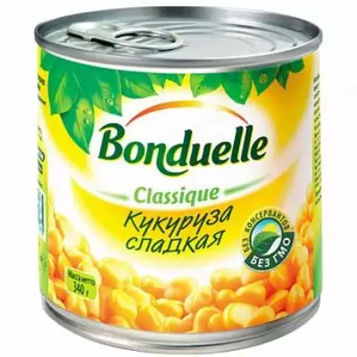 Кукуруза сладкая "Bonduelle" 400г