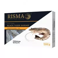 Креветки Risma тигровые 16/20 c головой замороженные 1 кг - 270 000 сум
