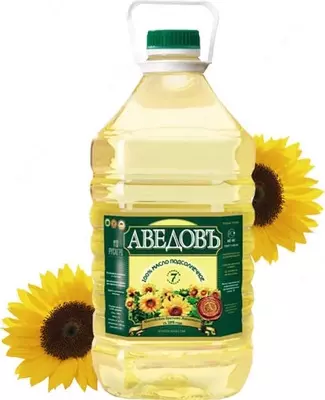 "Аведовъ" подсолнечное масло 5л