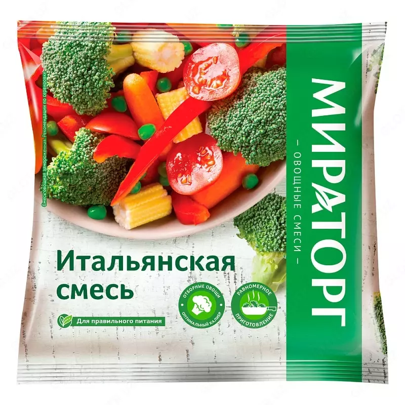 Замороженные овощи Итальянская смесь от Мираторг 400 гр