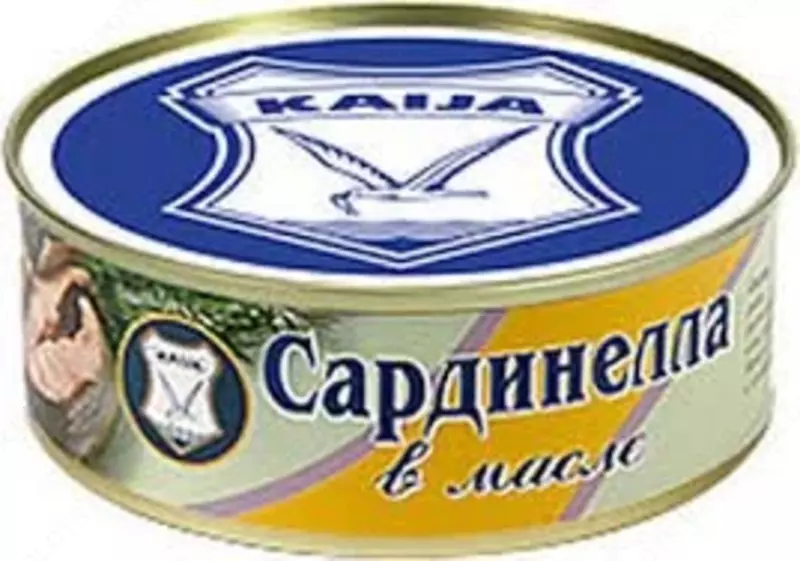 "KAIJA" dan konservalangan baliq sardinella yog'da