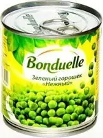 Консервированный Зелёный Горошек Нежный Classique "Bonduelle" 400 гр - 19 000 сум
