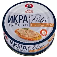 "Санта Бремор" Икра Трески с Лососем 90гр